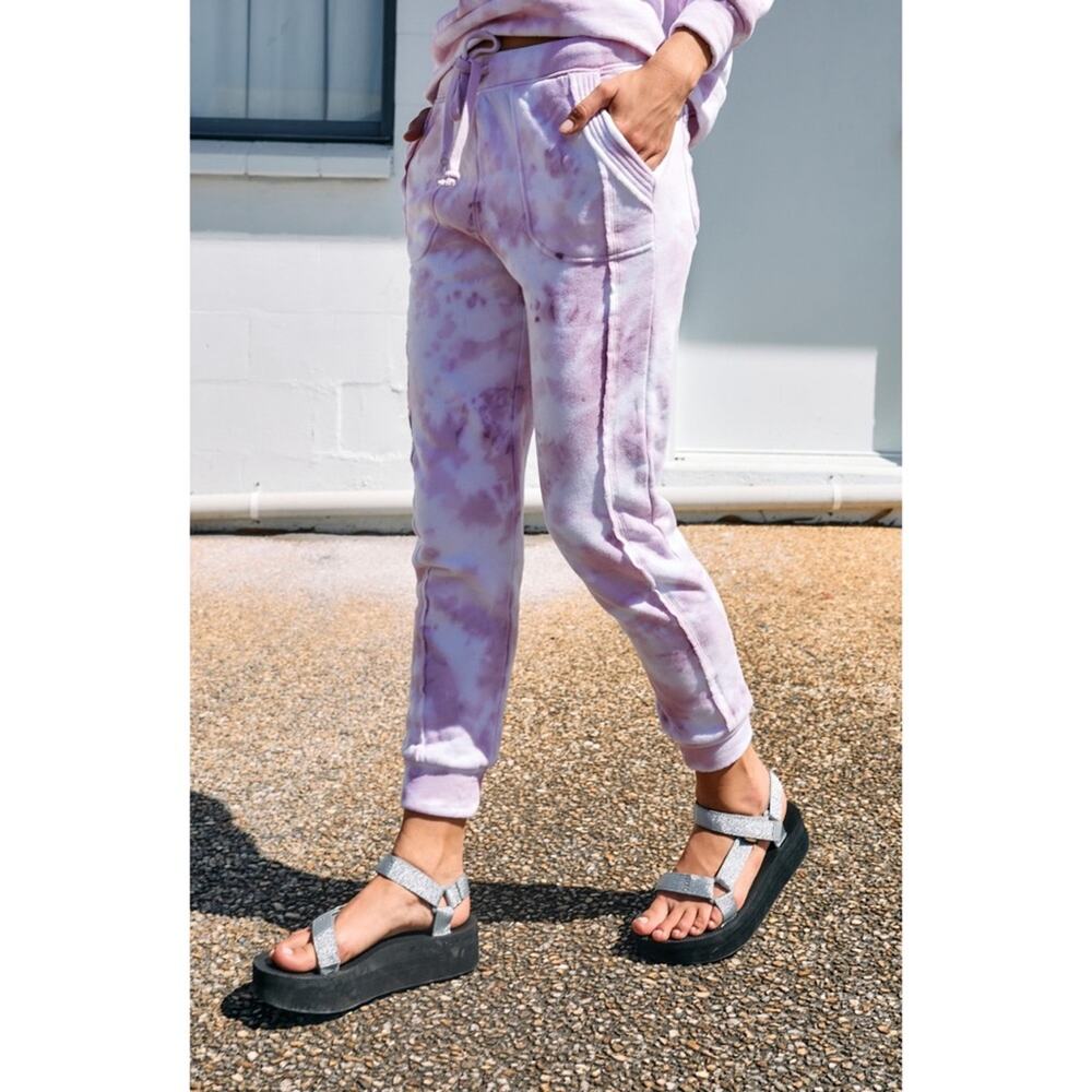 Free People Movement Work It Out Tie Dye Jogger Sweatpants